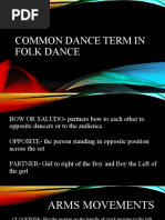 Common Dance Terms