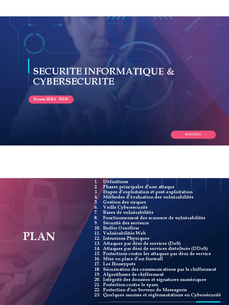 Cours Complet en Cybersécurité | PDF | Réseau privé virtuel ...