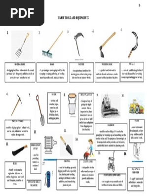 List 10 Farming Tools