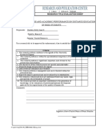Evaluation Form - 1