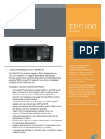 TB9100 P25 Base Station Specifications