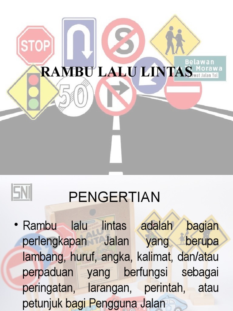 (3.1) Rambu & Marka Lalin | PDF