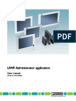 UWF Administrator Application: User Manual