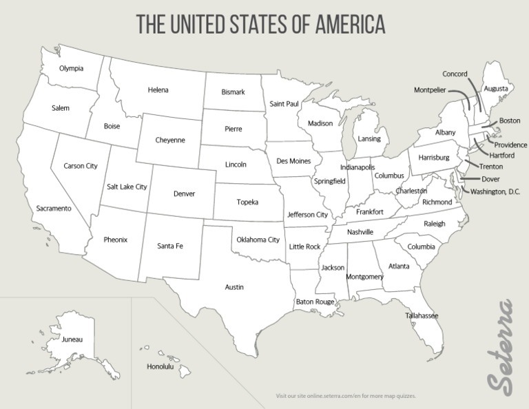 The United States Capital Map PDF 1695751917