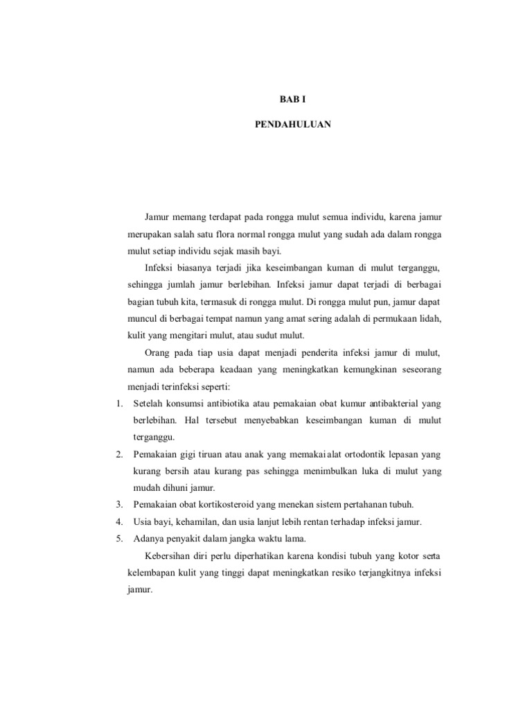 Makalah Infeksi Jamur