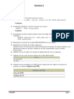 Exercice 1 SQL