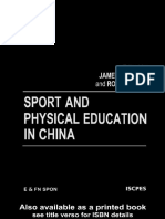 Sports and Physical Education in China