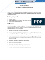 NCM 101 Worksheet 1&2 PDF