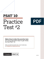 PSAT 10 Practice Test 2