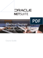 SuiteCloud Development Framework Building and Deploying Customizations