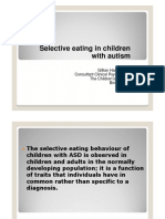 Gillian Harris Selective Eating in Children With Autism
