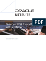 SuiteScript 2.0 Extend NetSuite With JavaScript