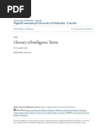 Glossary of Intelligence Terms