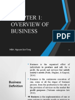 Chapter 1 Overview of Business