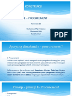 E-Procurement (Kelompok 10) I