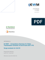 Surge Analysis Report for Water Transmission Scheme