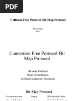 Collision Free Protocol-Bit Map Protocol