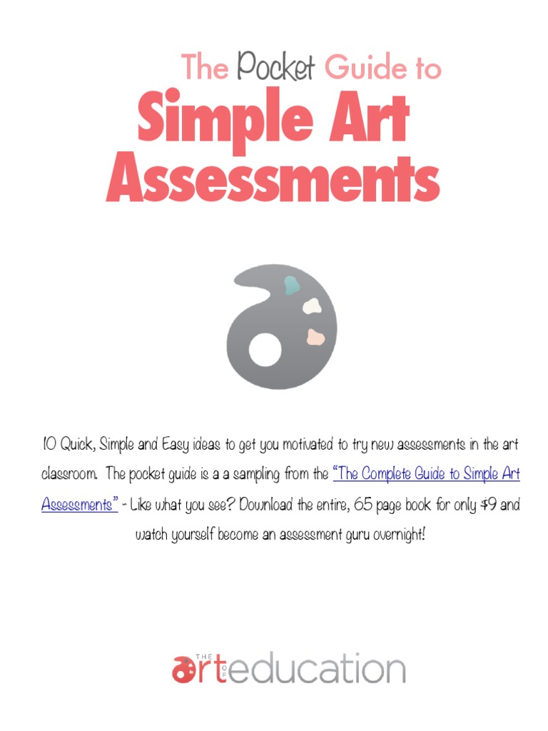2313c Resource PocketGuideToSimpleArtAssessments PDF Teachers