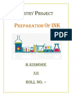 Brown Ink Recipe - Easy Chemistry Project