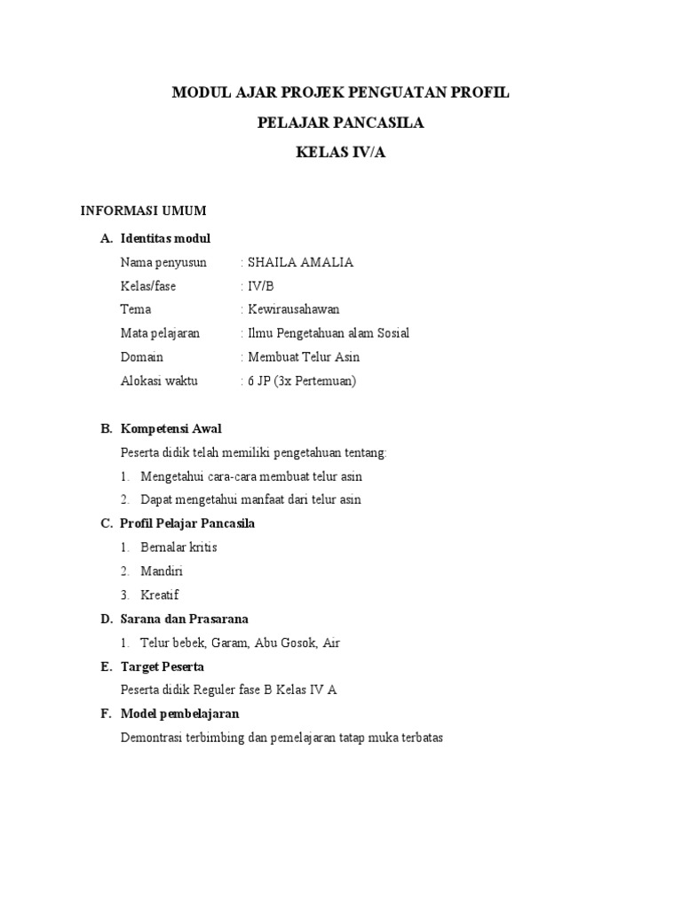 Membuat Telur Asin PDF