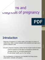 R1 Symptoms and Diagnosis of Pregnancy