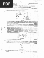 VTU M Tech Machine Design Question Papers