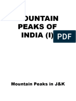 Mountain Peaks of India (I)