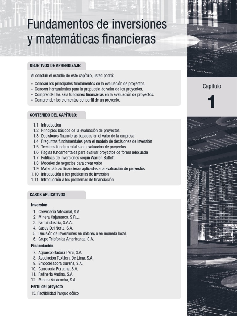 Fundamentos de Inversiones y Finanzas | PDF | Cadena de valor ...