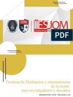 Técnicas de meditación para docentes e investigadores