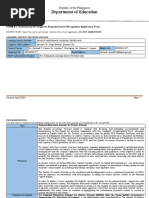 FORM R.1 Recognition Application Form