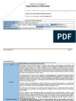 FORM R.1 Recognition Application Form