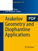 Emmanuel Peyre (Editor), Gaël Rémond (Editor) - Arakelov Geometry and Diophantine Applications (Lecture Notes in Mathematics)-Springer (2021)