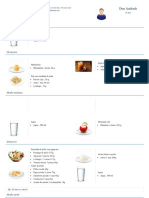 Dieta Día 3 para Paciente Con Diabetes Millitus