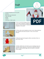 Santa Puppet Instructions