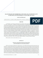 Melhorança - 2000 - Seletividade Dos Herbicidas Diclosulam, Flumetsulam e Cloransulam em Diversas Cultivares de Soja