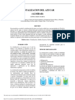 Cristalizacion Del Azucar Informe PDF