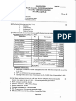 BBA 5 - Direct Taxes - New Course - Dec - 2020