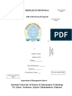 Research Proposal Template MGT Economics IR PolS Education4