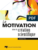 La Motivation Dans La Création Scientifique