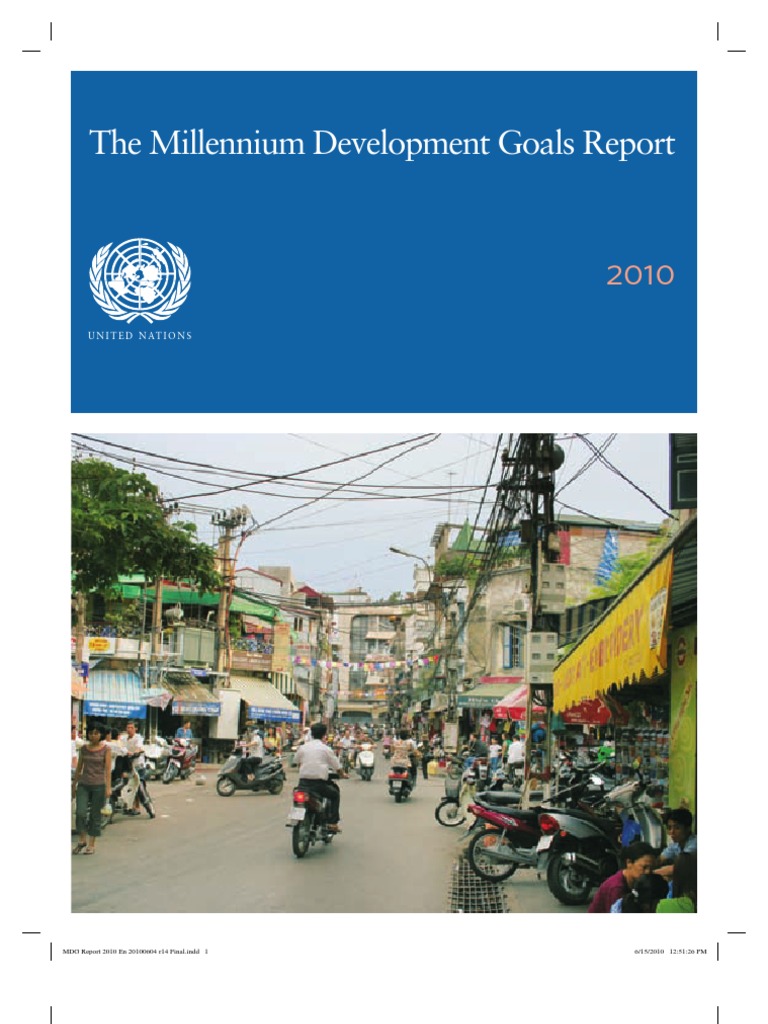 The Millennium Development Goals Report United Nations PDF