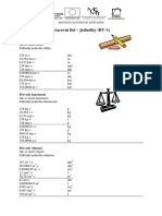 (F-6 - Pracovní List - Jednotky - (BV-1 - ) )