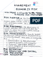 Risk Management July 2022