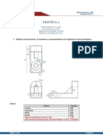 Dibujo técnico isométrico práctica 4