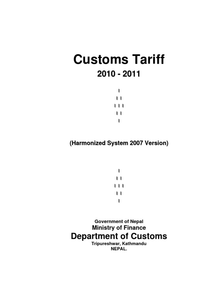 Tariff 1011 Eng Final PDF Textiles Yarn