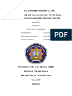 Proposal Analisis Kadar Air Dan Kadar Abu Total Pada Sampel Keripik Dengan Metode Gravimetri Kel 3 (Revisi)