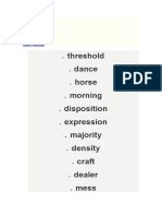 Threshold Dance Horse Morning Disposition Expression Majority Density Craft Dealer Mess