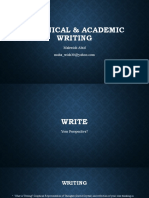 Technical & Academic Writing Essentials