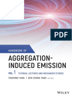 Handbook of Aggregation-Induced Emission, Volume 1 - Tutorial Lectures and Mechanism Studies (2022)