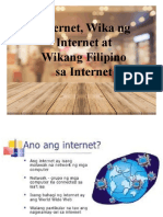 Inobasyon Sa Wikang Filipino