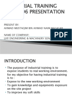 Industrial Training Present